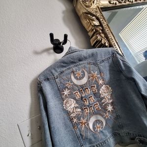 Rue de seine Ride or Die Denim Jacket